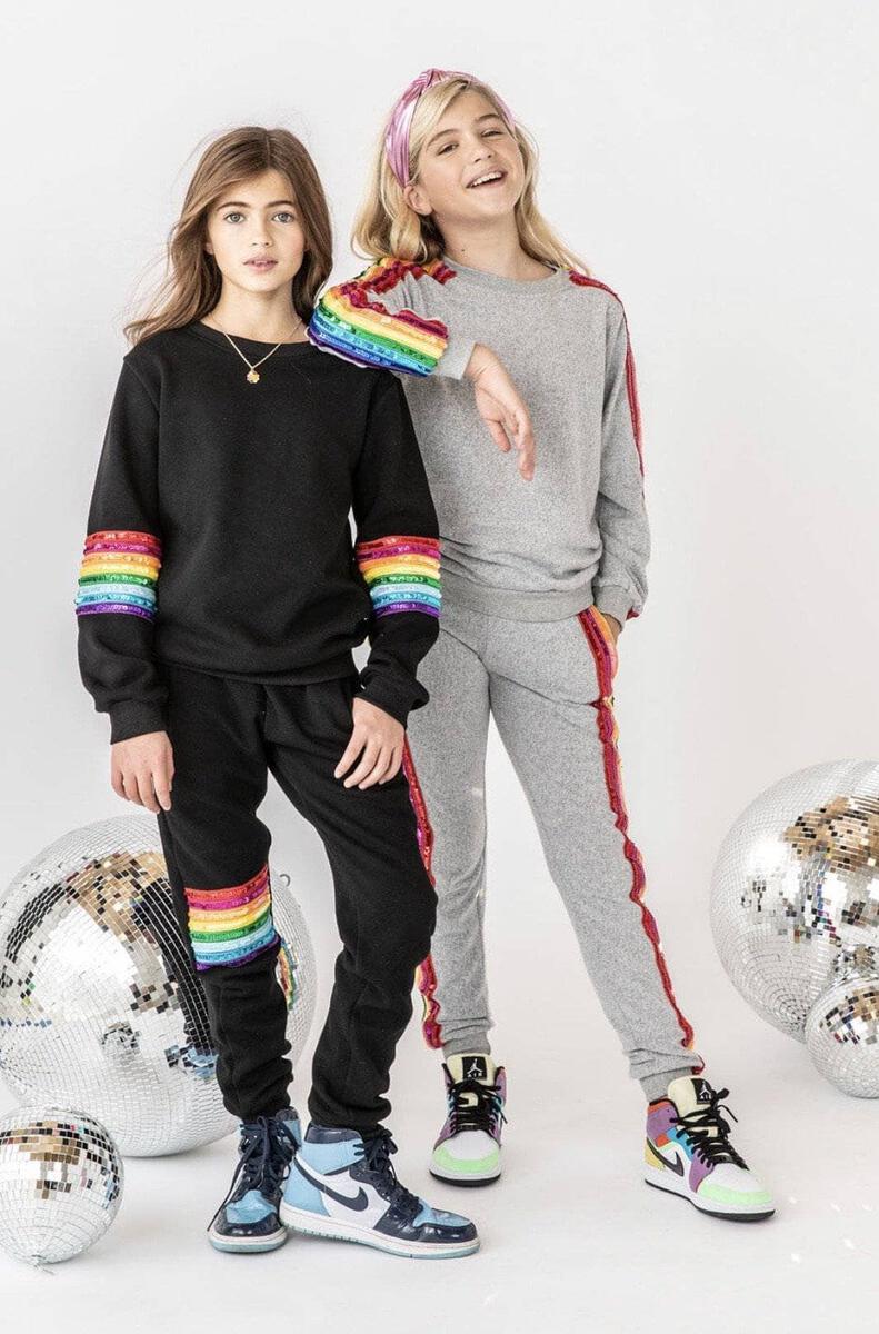 Sequin Tracksuit Set