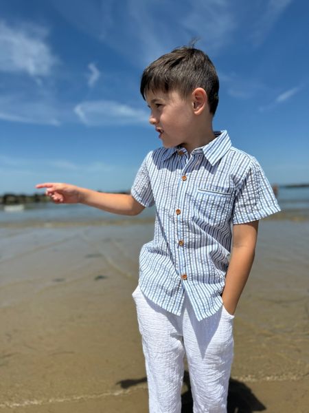 Newport Seersucker Stripe Woven Shirt