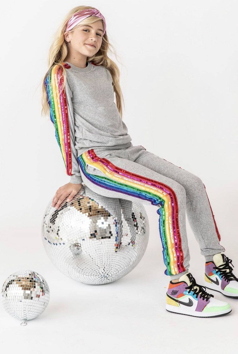 Sequin Tracksuit Set