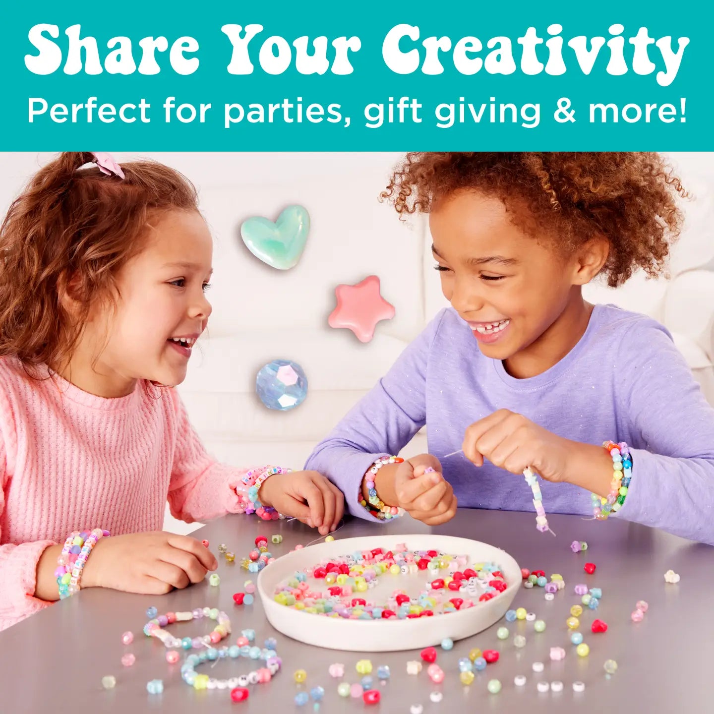 Bead Jewelry Jar Unicorn - DIY Bracelet Craft Kit For Kids