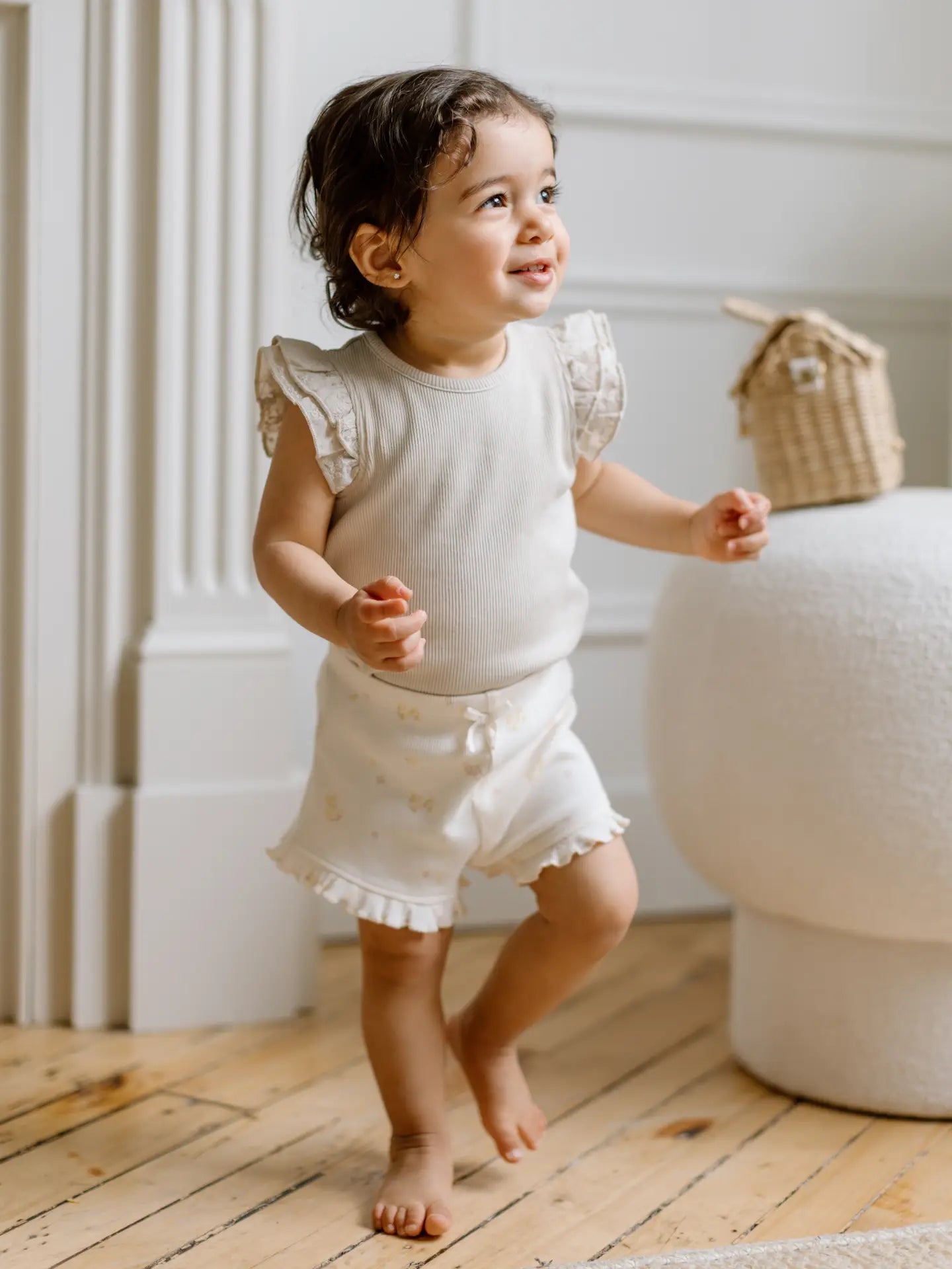Lydia Ribbed Ruffle Short