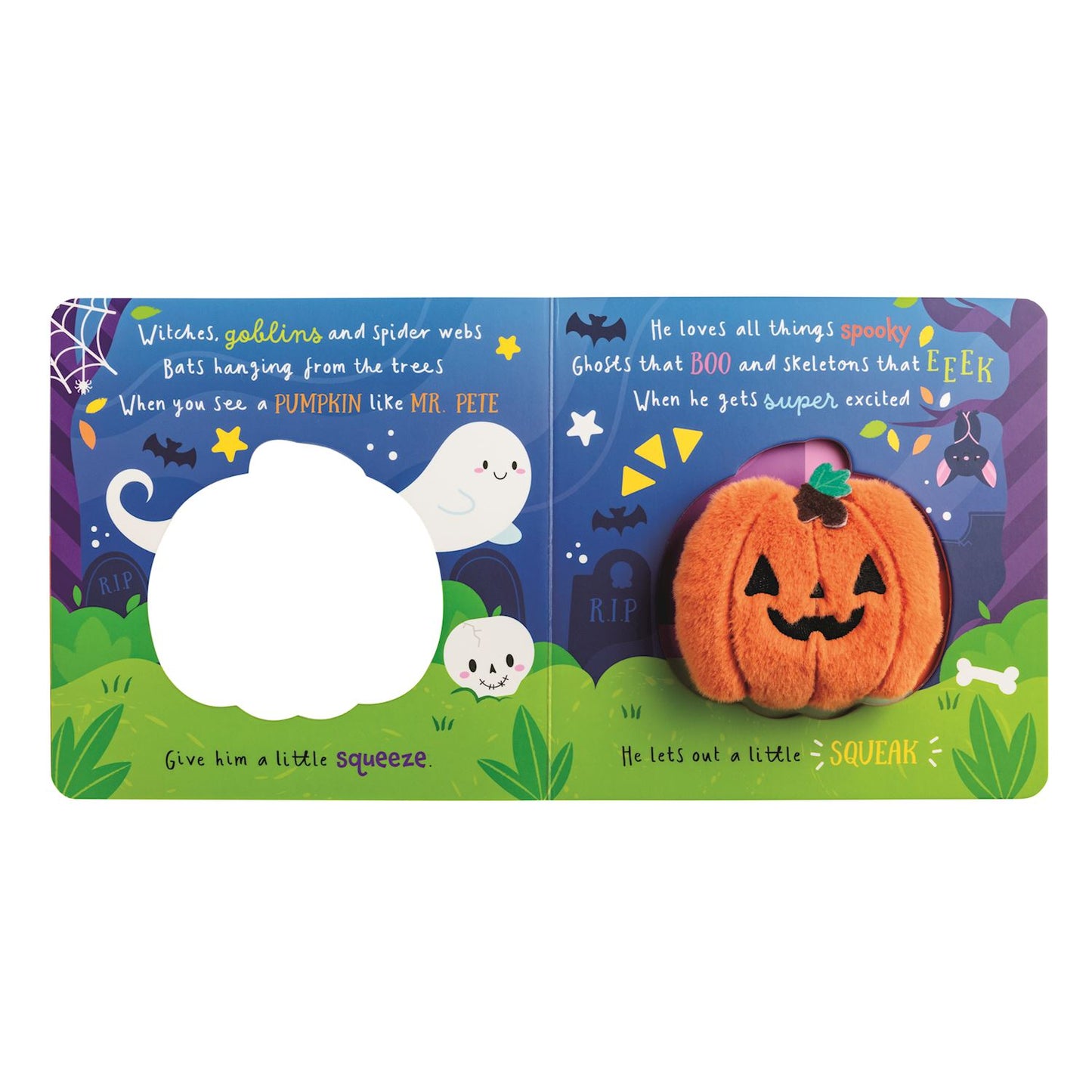 Pete the Pumpkin Plush Book