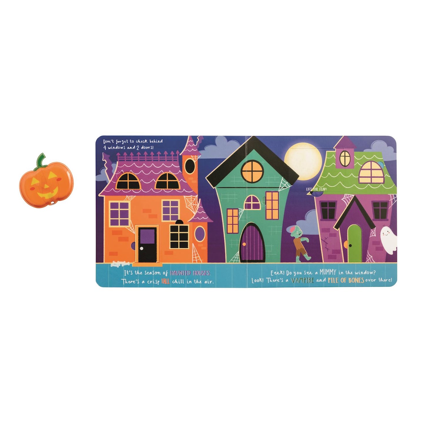 Halloween Pumpkin Flashlight Book
