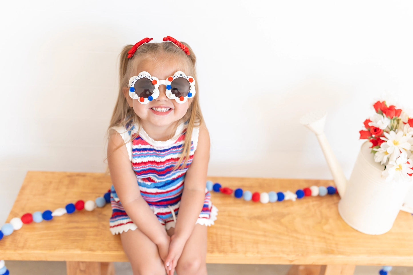 Patriotic Stripe Knit Set