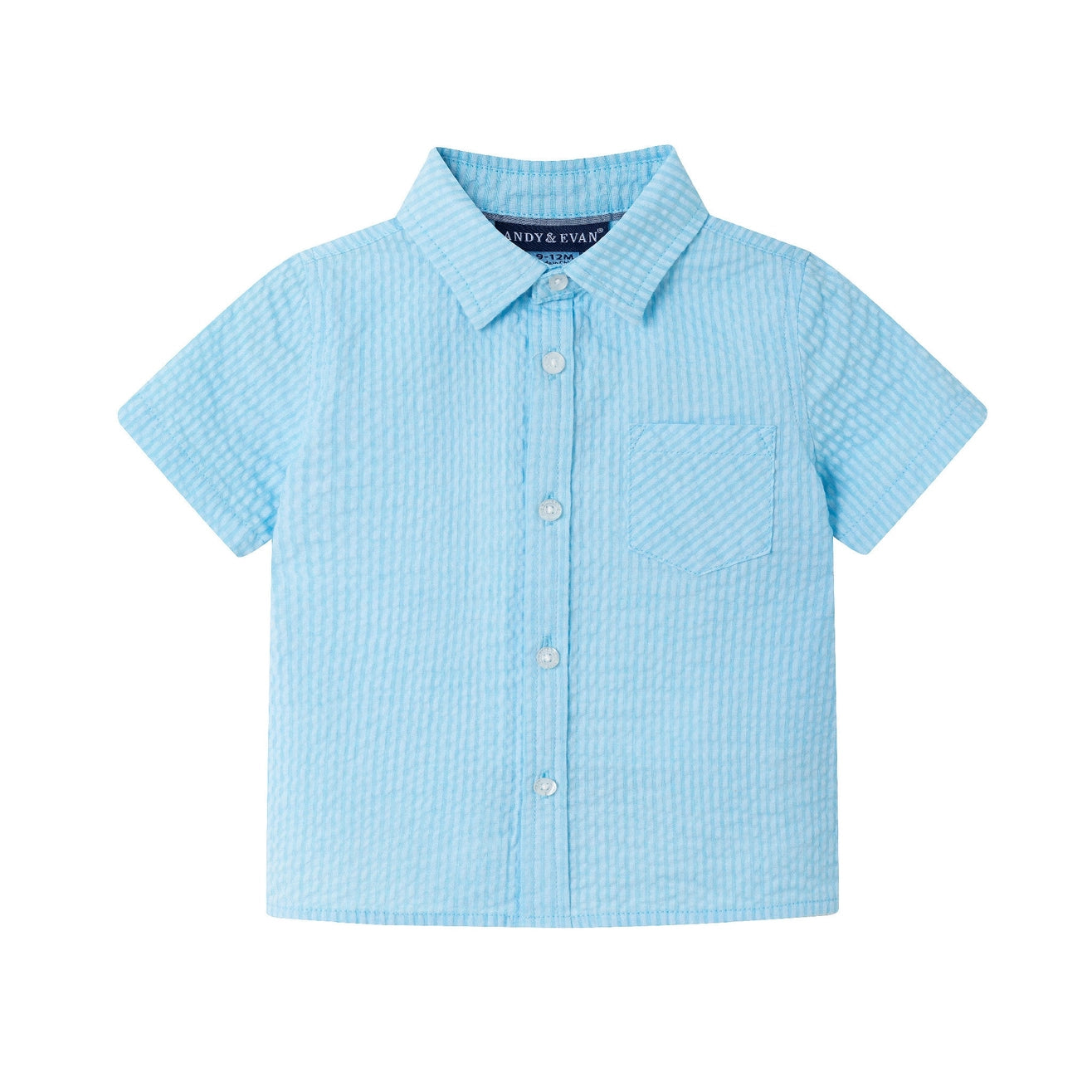 Seersucker Button down & Short Set