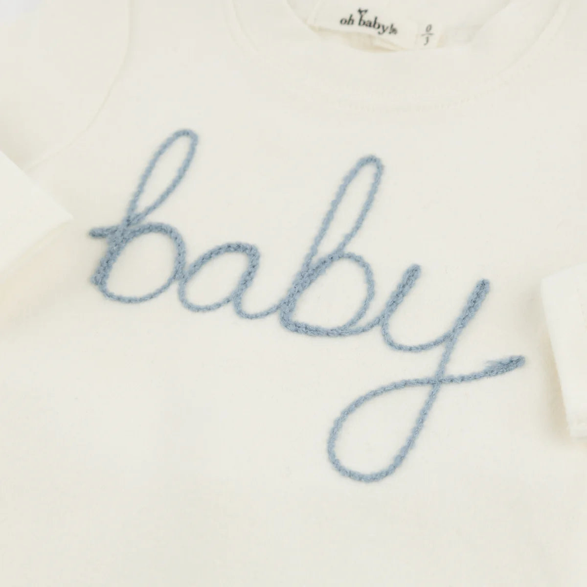 "Baby" Embroidered Set