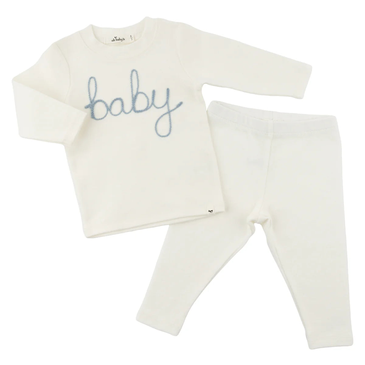 "Baby" Embroidered Set