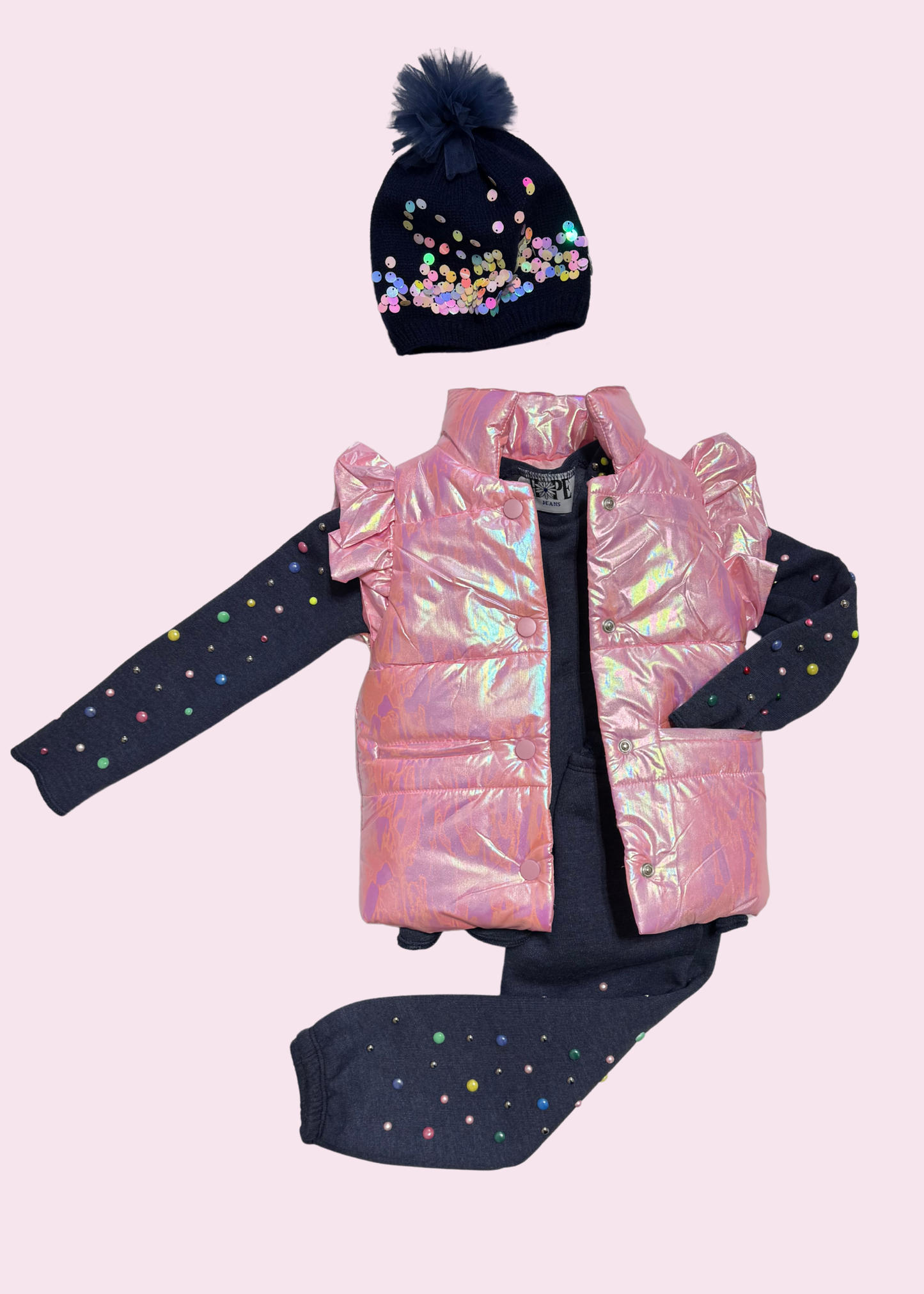 Confetti Studded Jogger