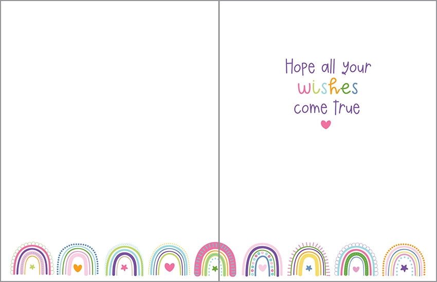 Birthday Card- Rainbows