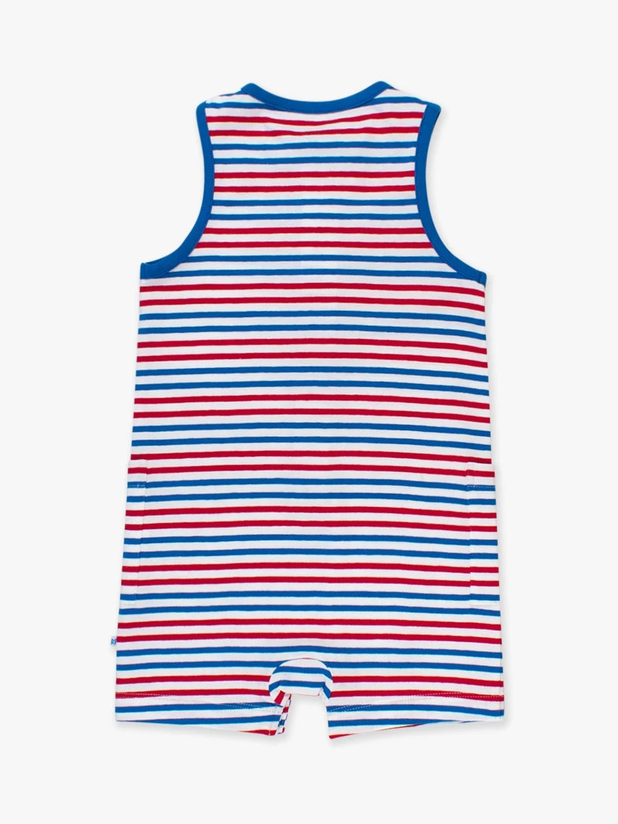 Stripe Pocket Knit Romper