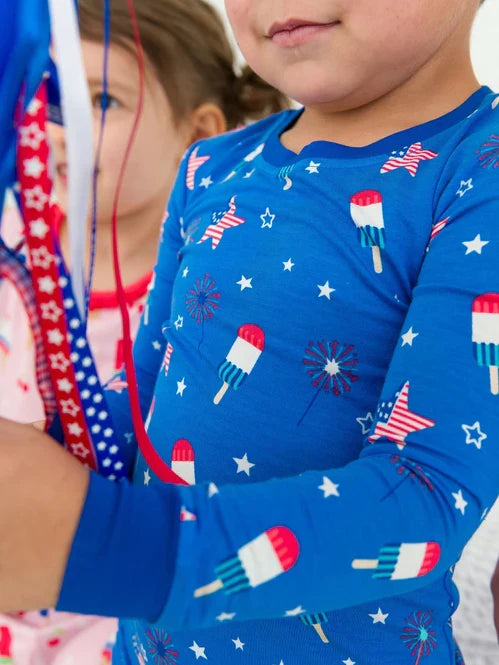 Fireworks Long Sleeve Pajama Set