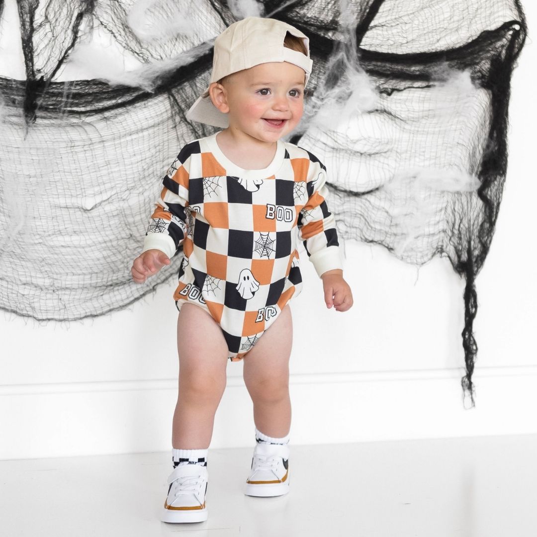 Boo Halloween Romper