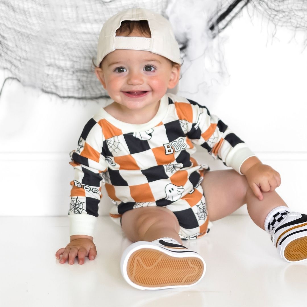 Boo Halloween Romper