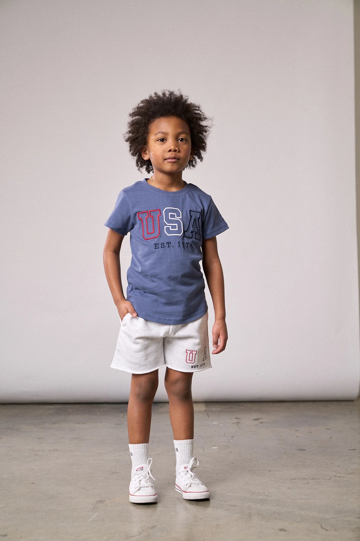 USA Raw Edge Sweatshort
