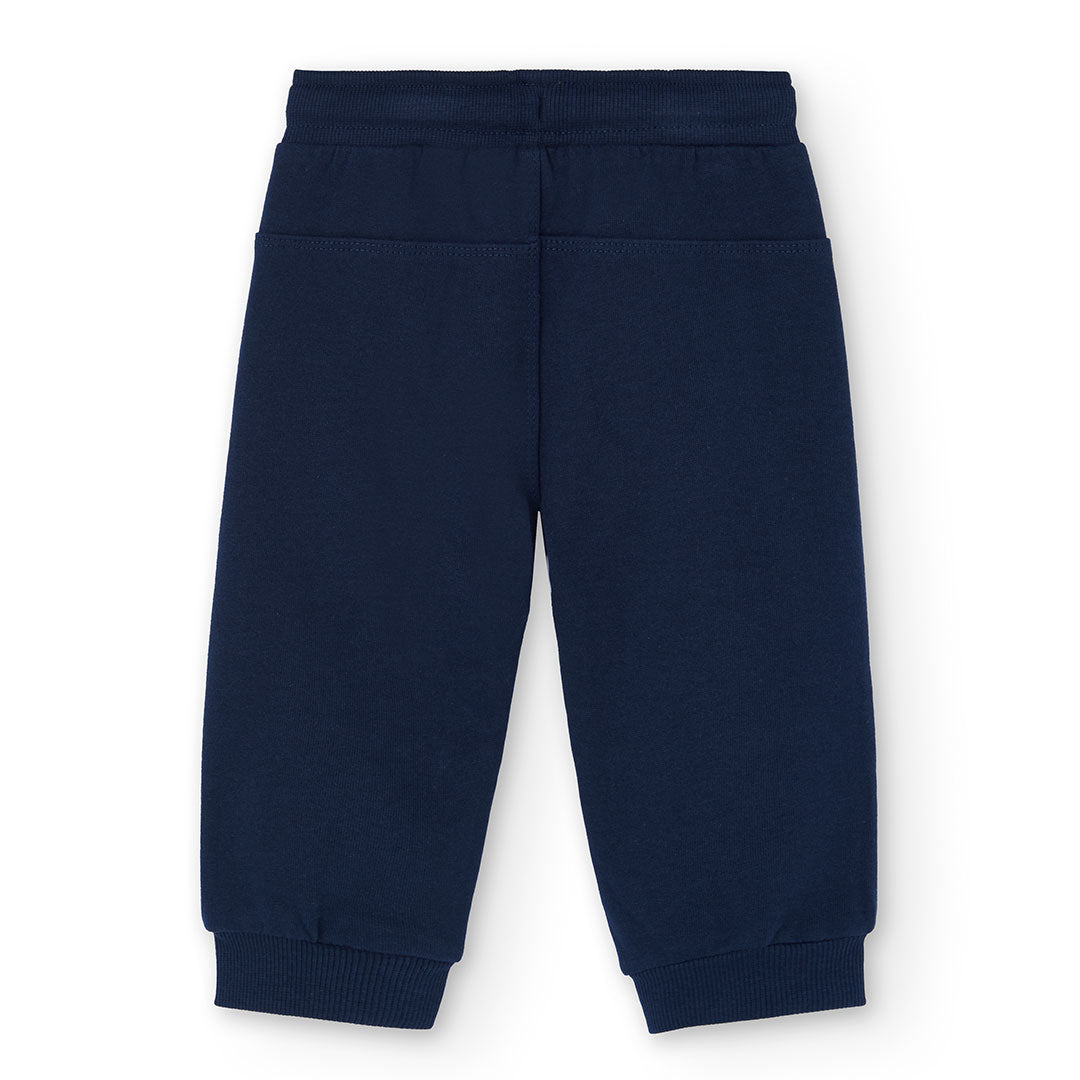Navy Fleece Trousers