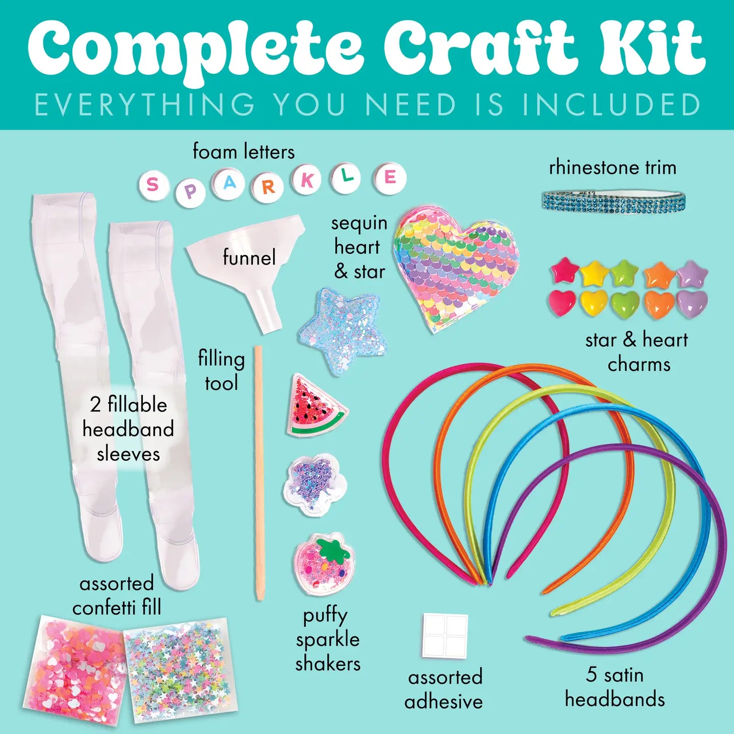 Chic Boutique Headbands Craft Kit For Kids