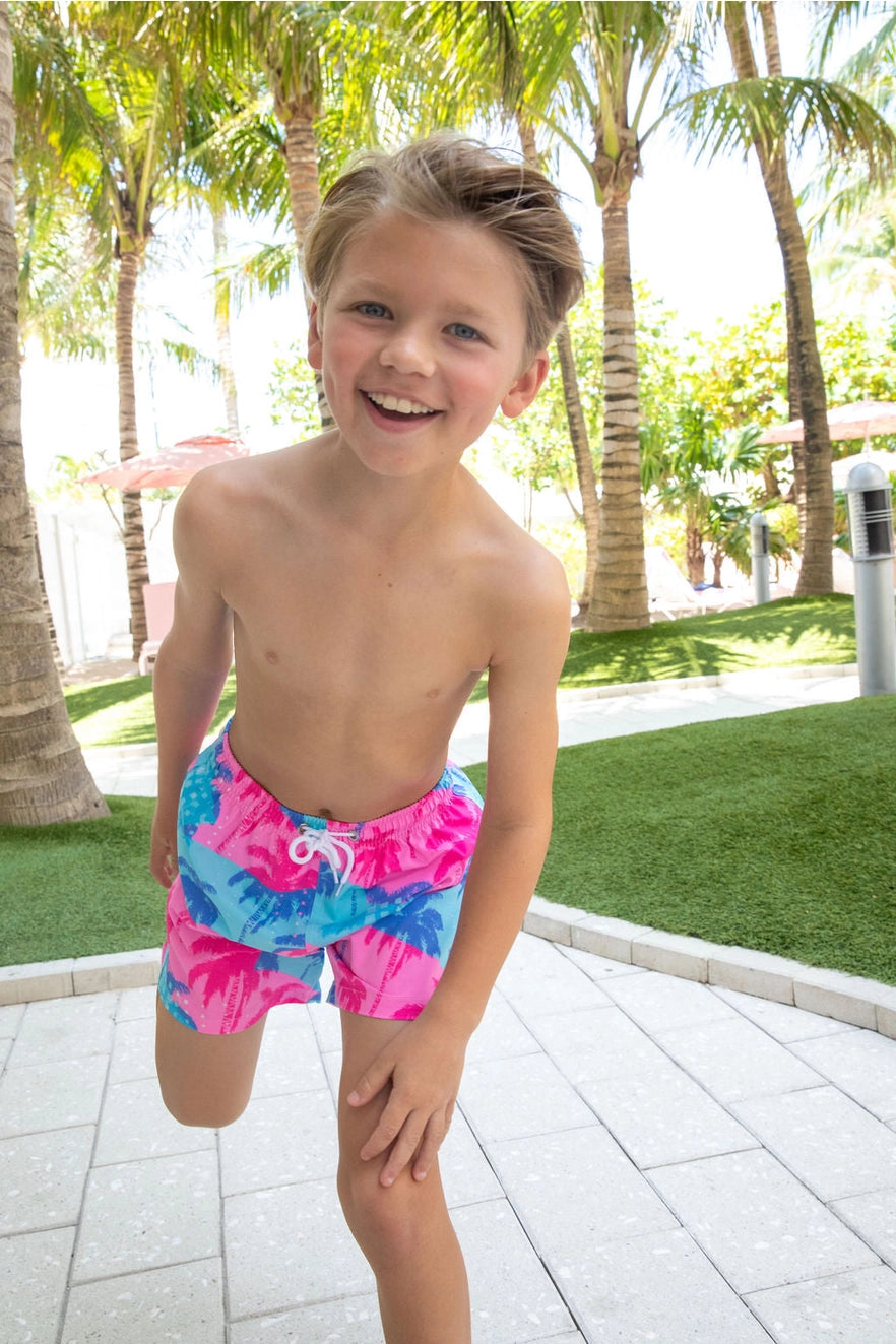 Maui Palms Swim Trunks