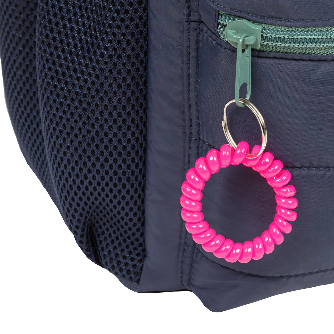 Debo Wavy Rainbow Puffer Backpack