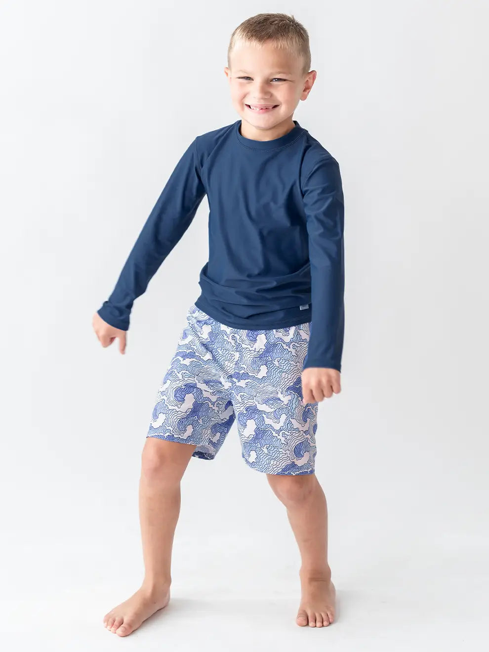 Ocean Camo Swim Trunk