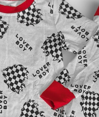 Lover Boy 2 Piece Pajama Set