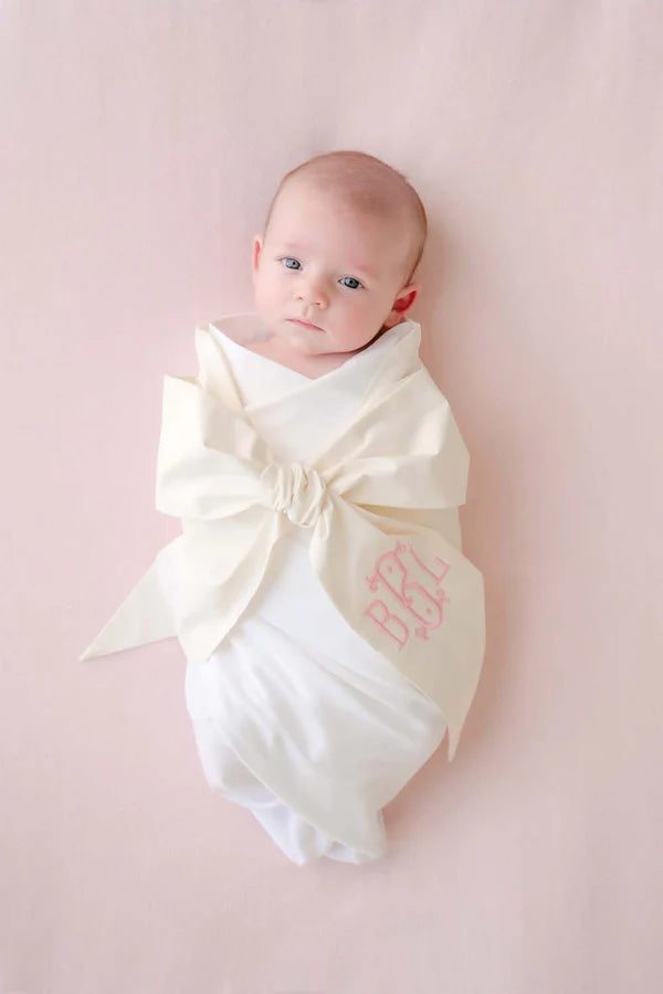 Palmetto Pearl Bow Swaddle