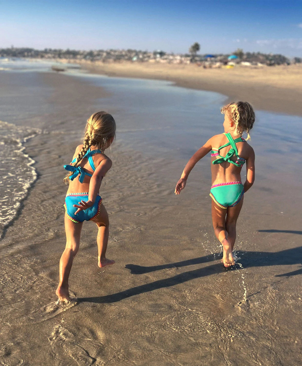 Sporty Rainbow Embroidered Bikini