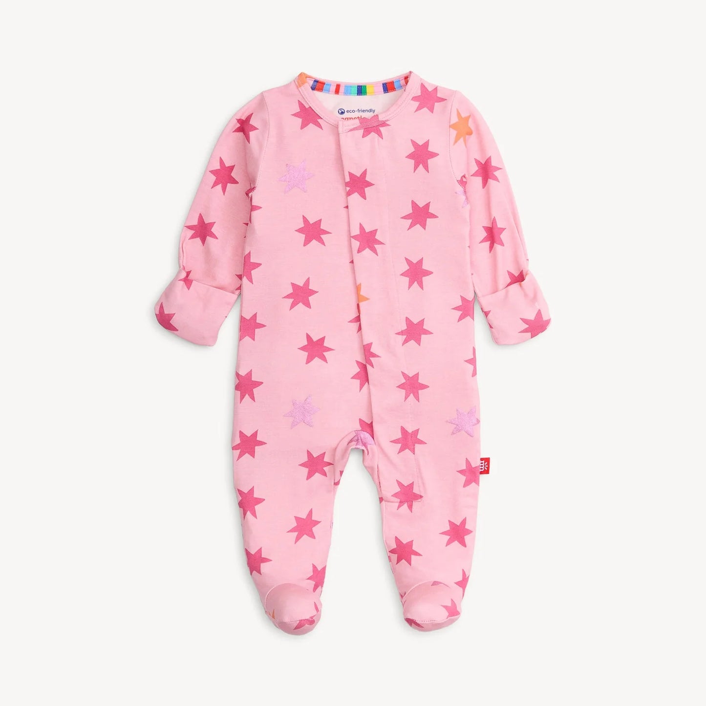 Pink Cosmic Confetti Footie