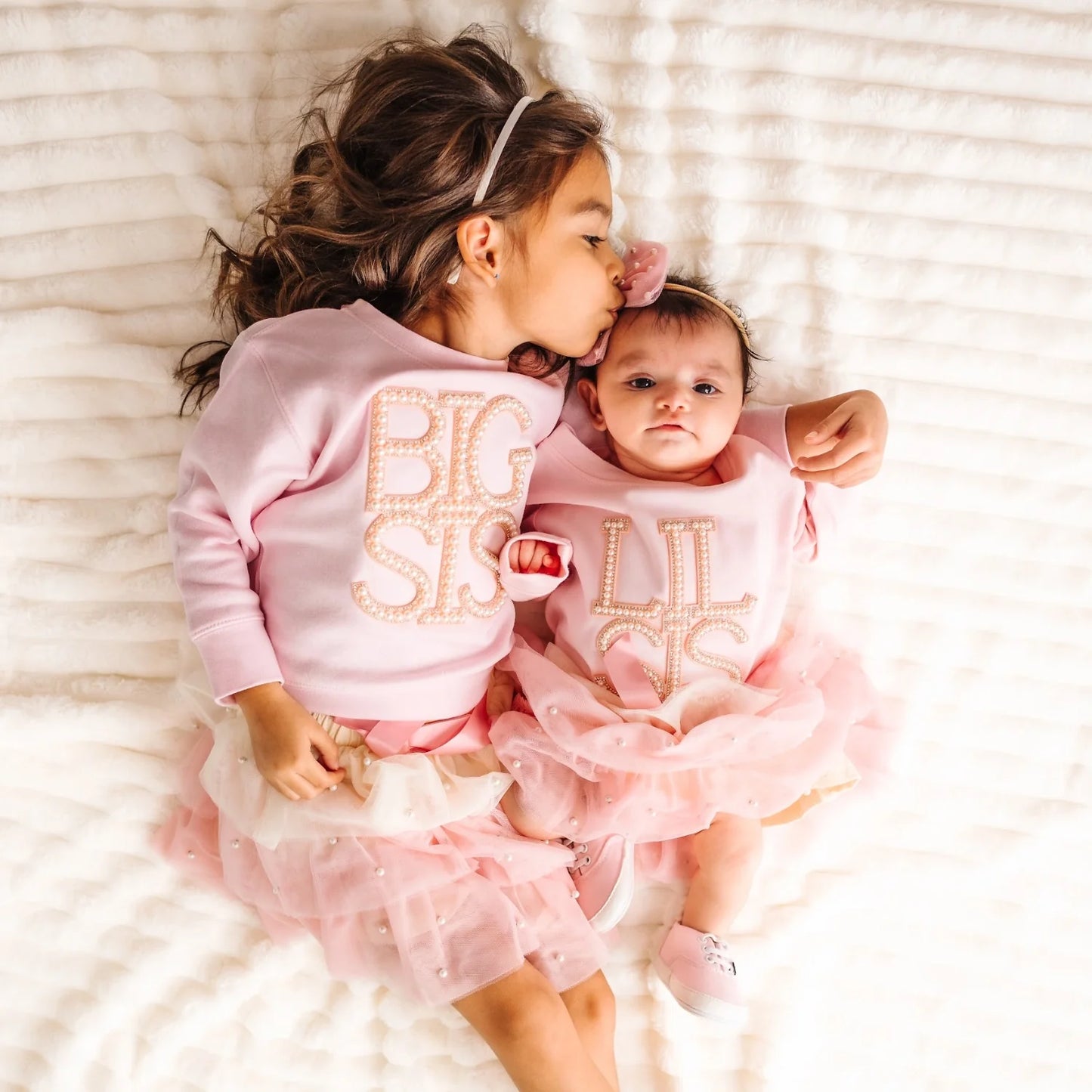 Lil Sis Pearl Long Sleeve Romper