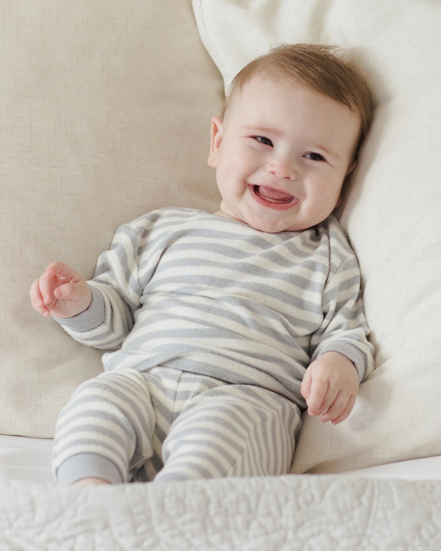 Blue Stripe Cozy Set