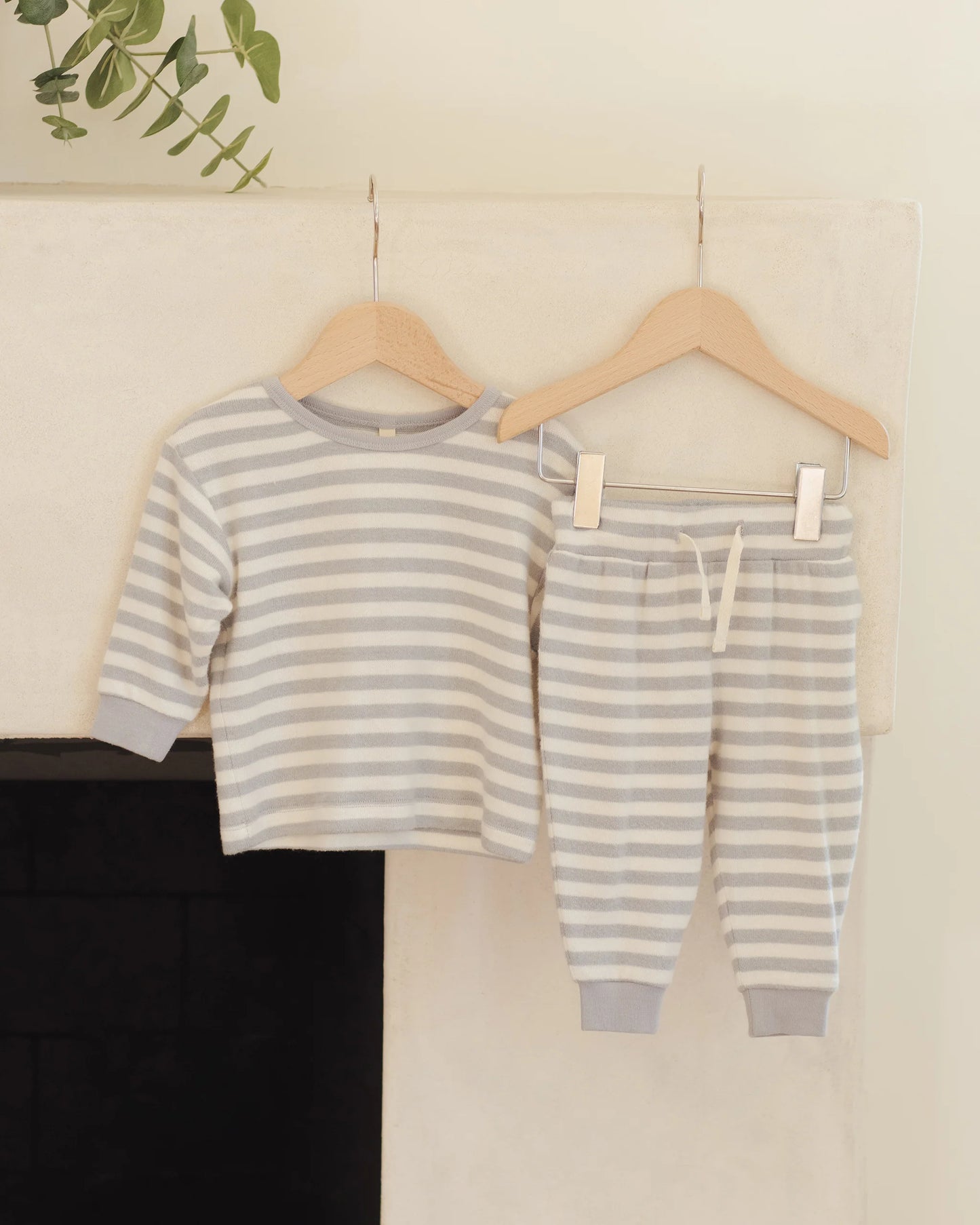 Blue Stripe Cozy Set