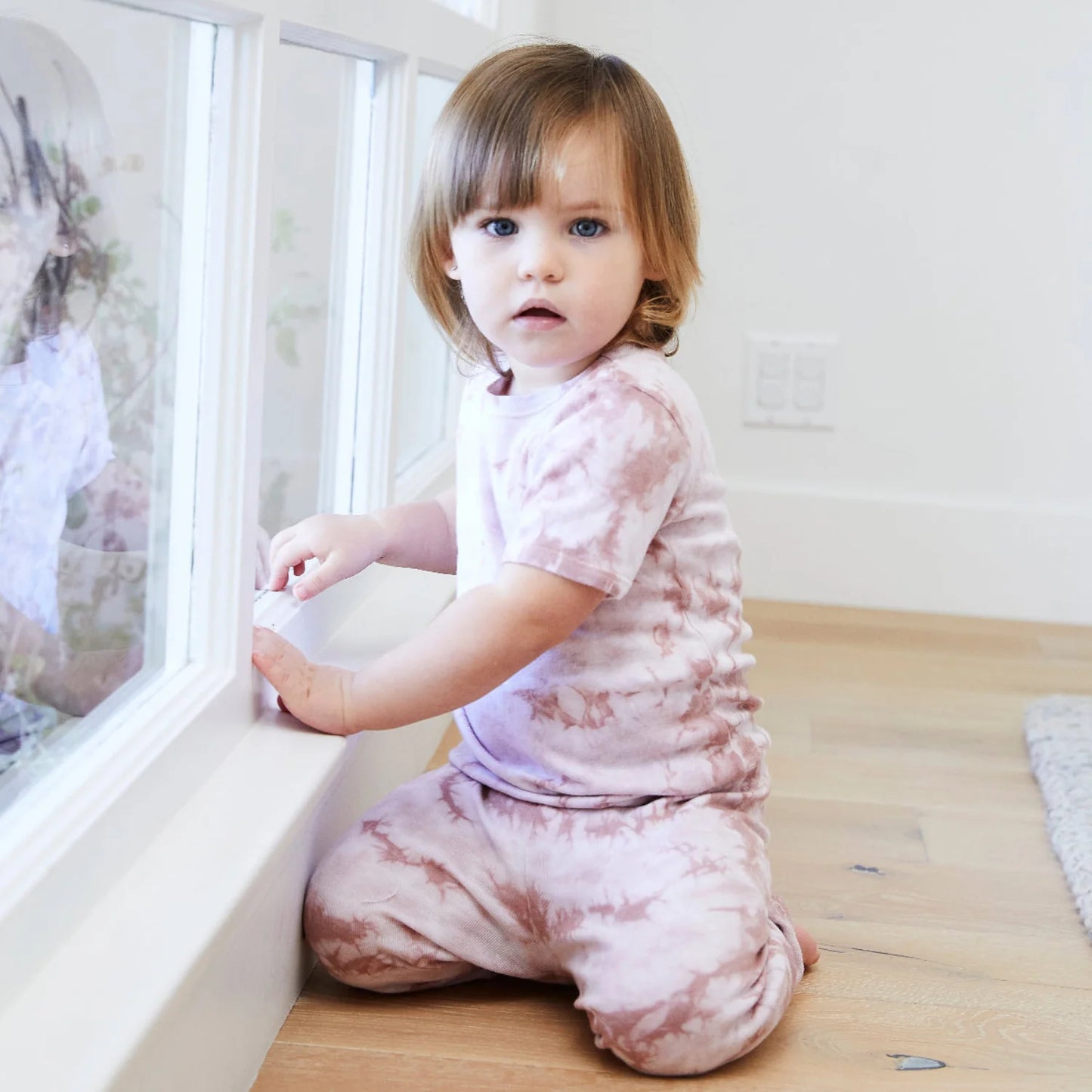 Eco Crystal Ribbed Tee and Legging Set