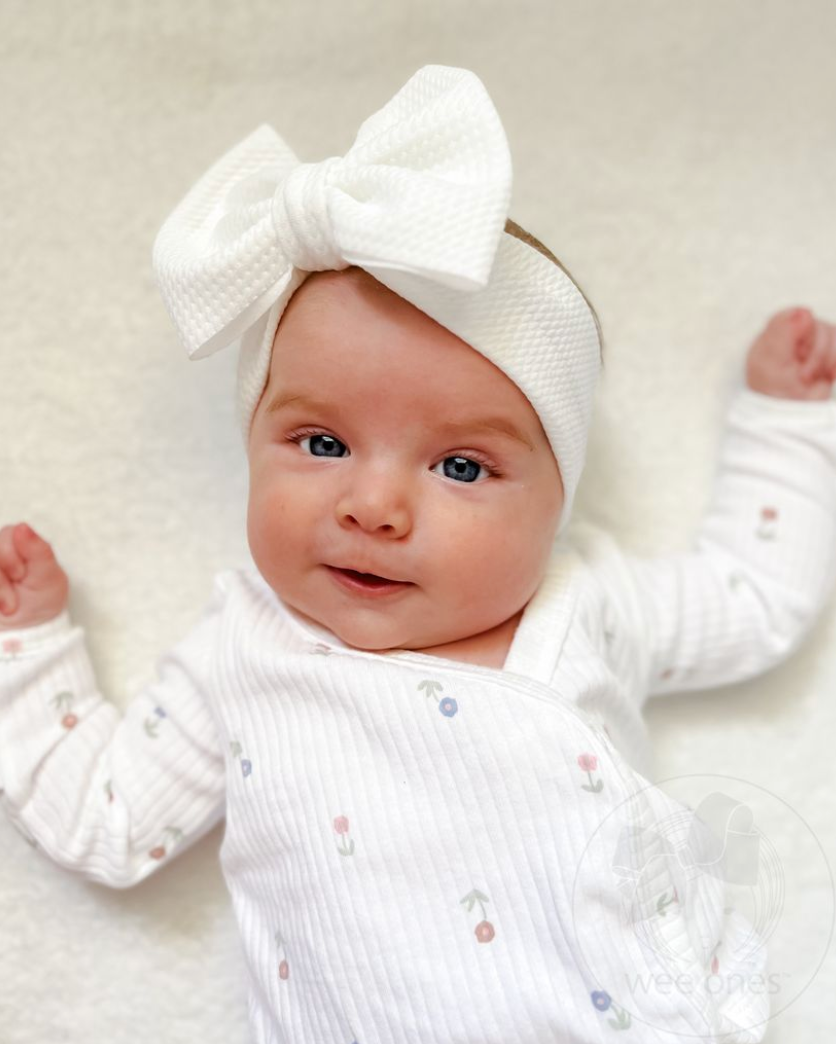 Rippled Texture Bow Headband
