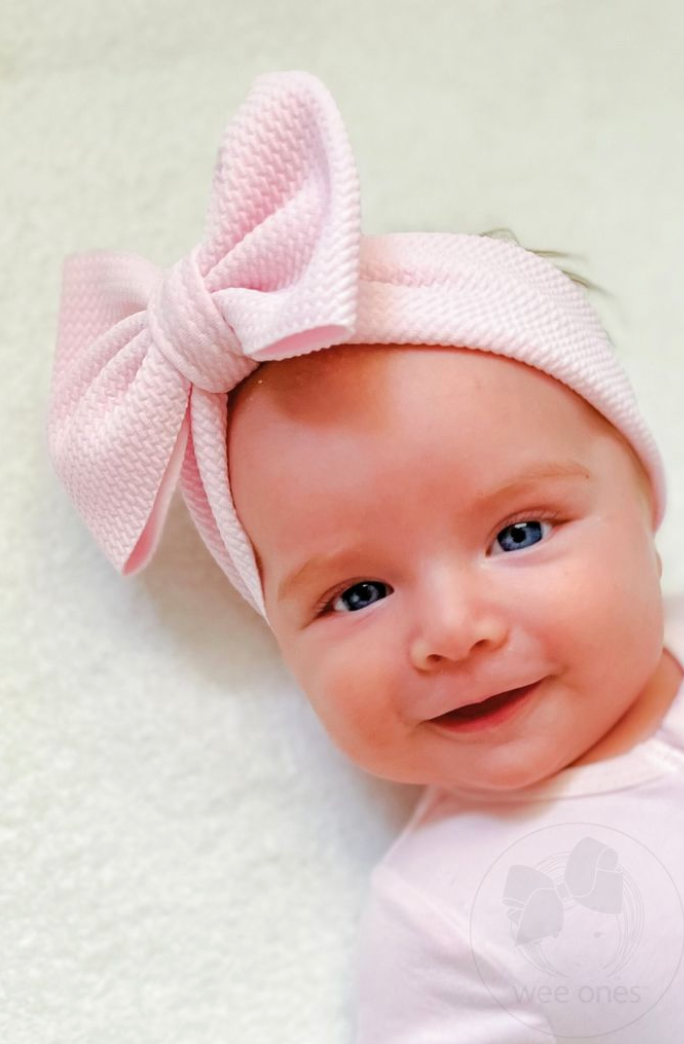 Rippled Texture Bow Headband