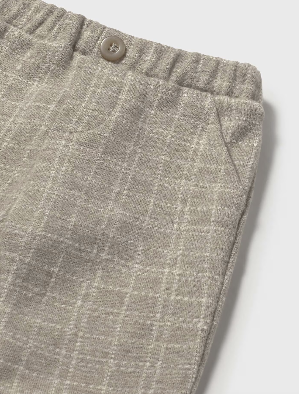Knit Plaid Pants