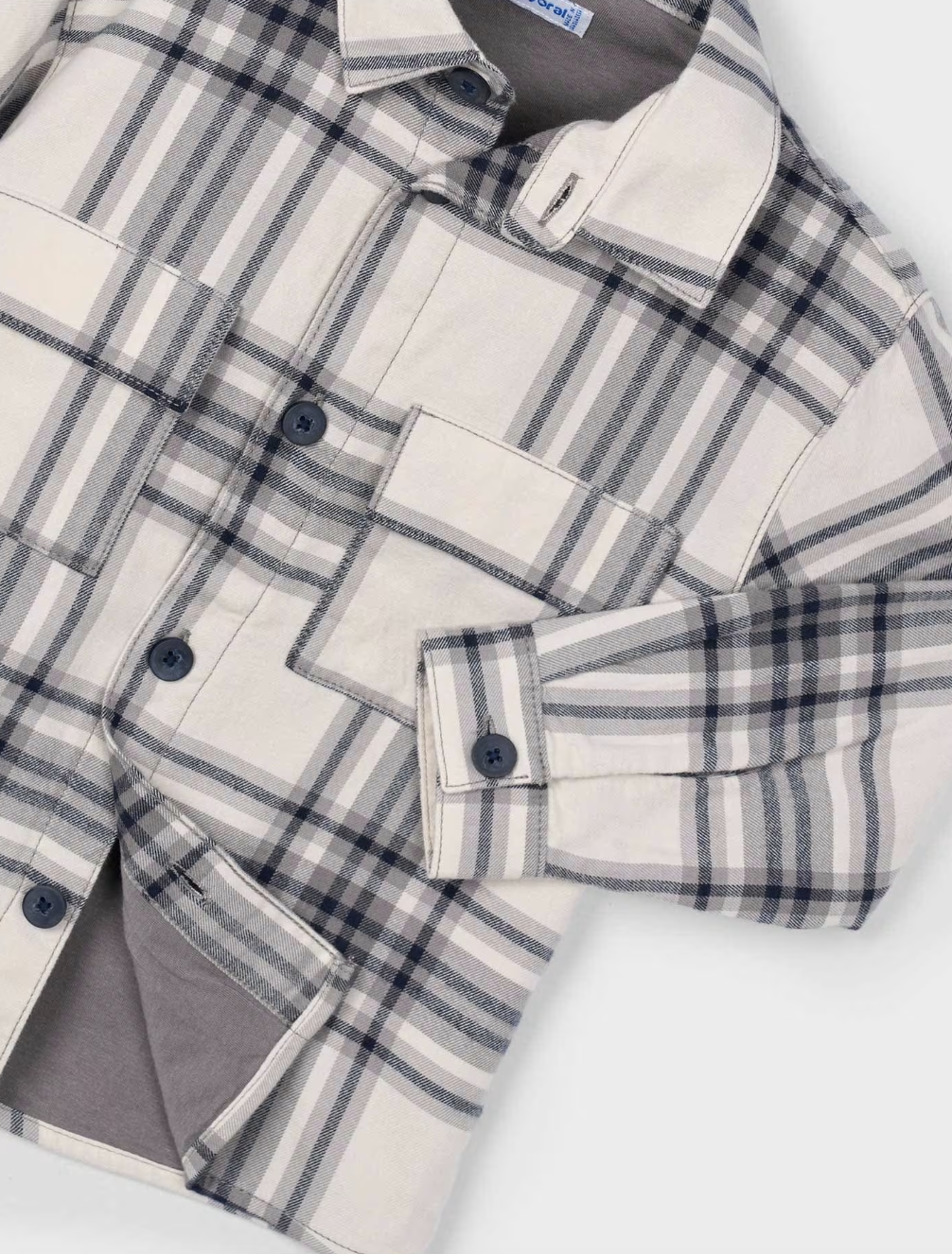 Grey Plaid Flannel