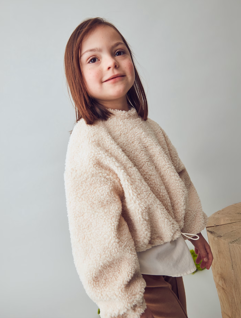 Sherpa Contrast Pullover