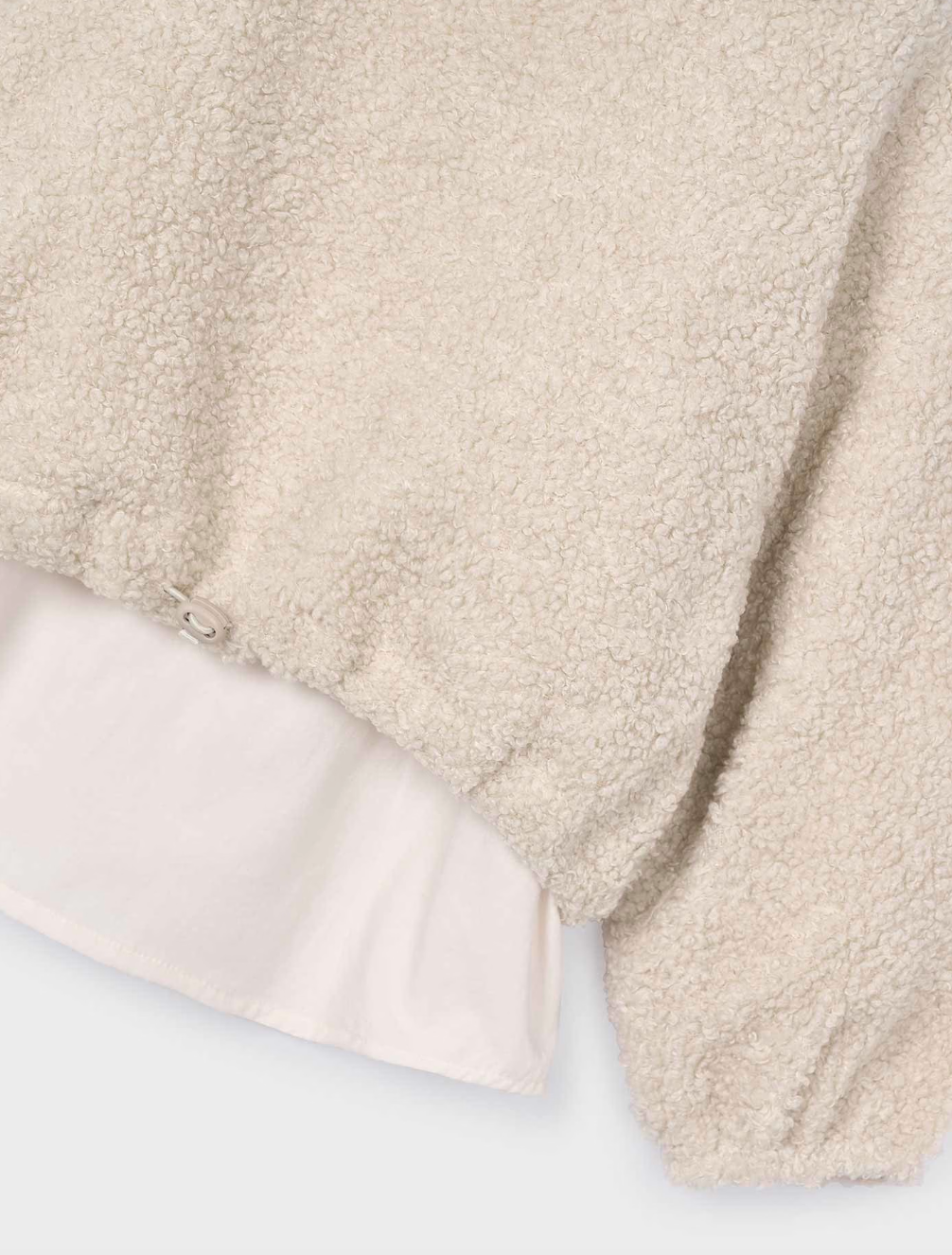 Sherpa Contrast Pullover