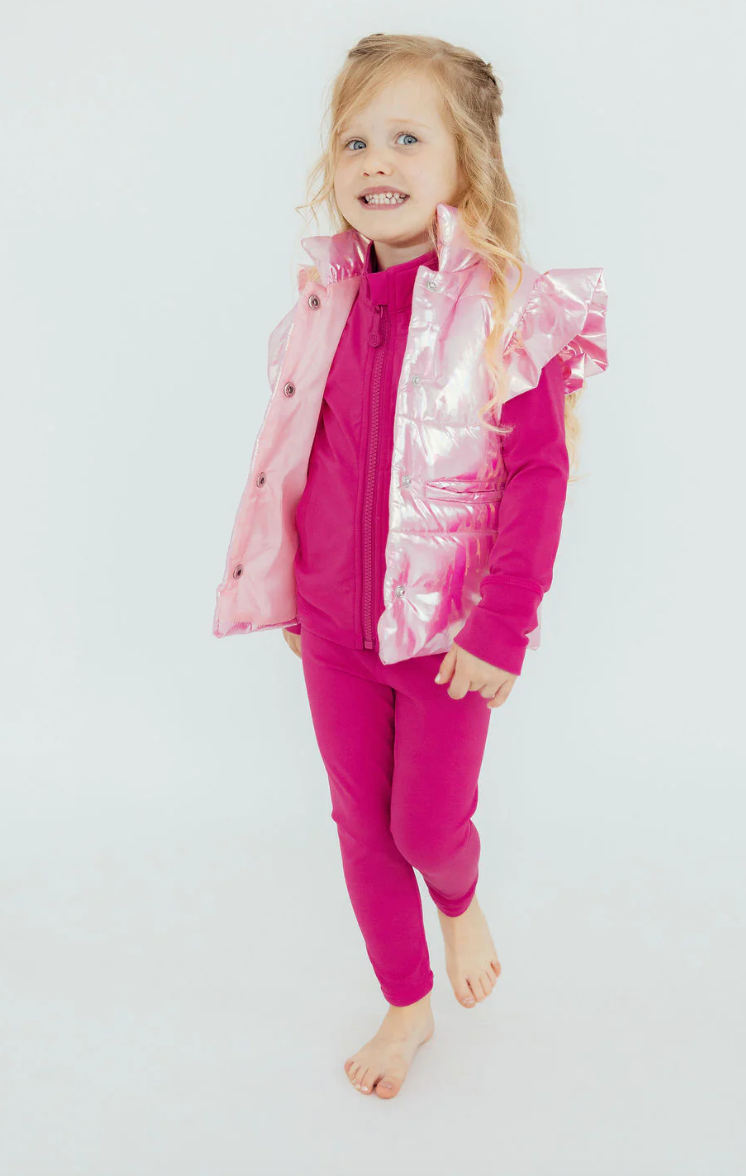 Iridescent Puffer Vest