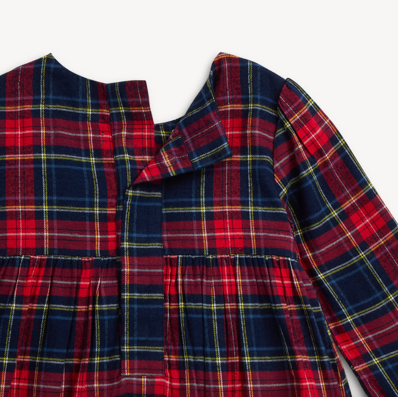 Holiday Plaid Flannel Dress Set