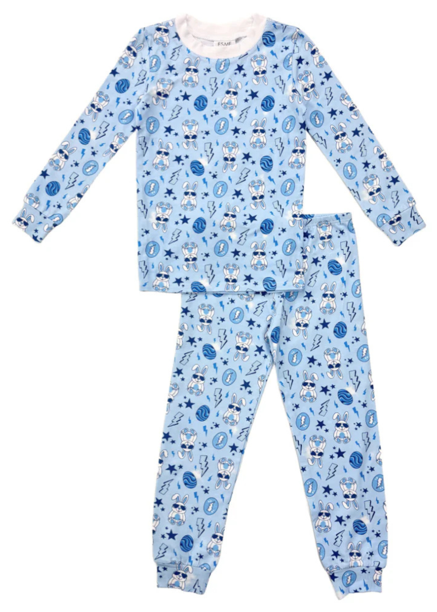 Blue Bunny PJ Set
