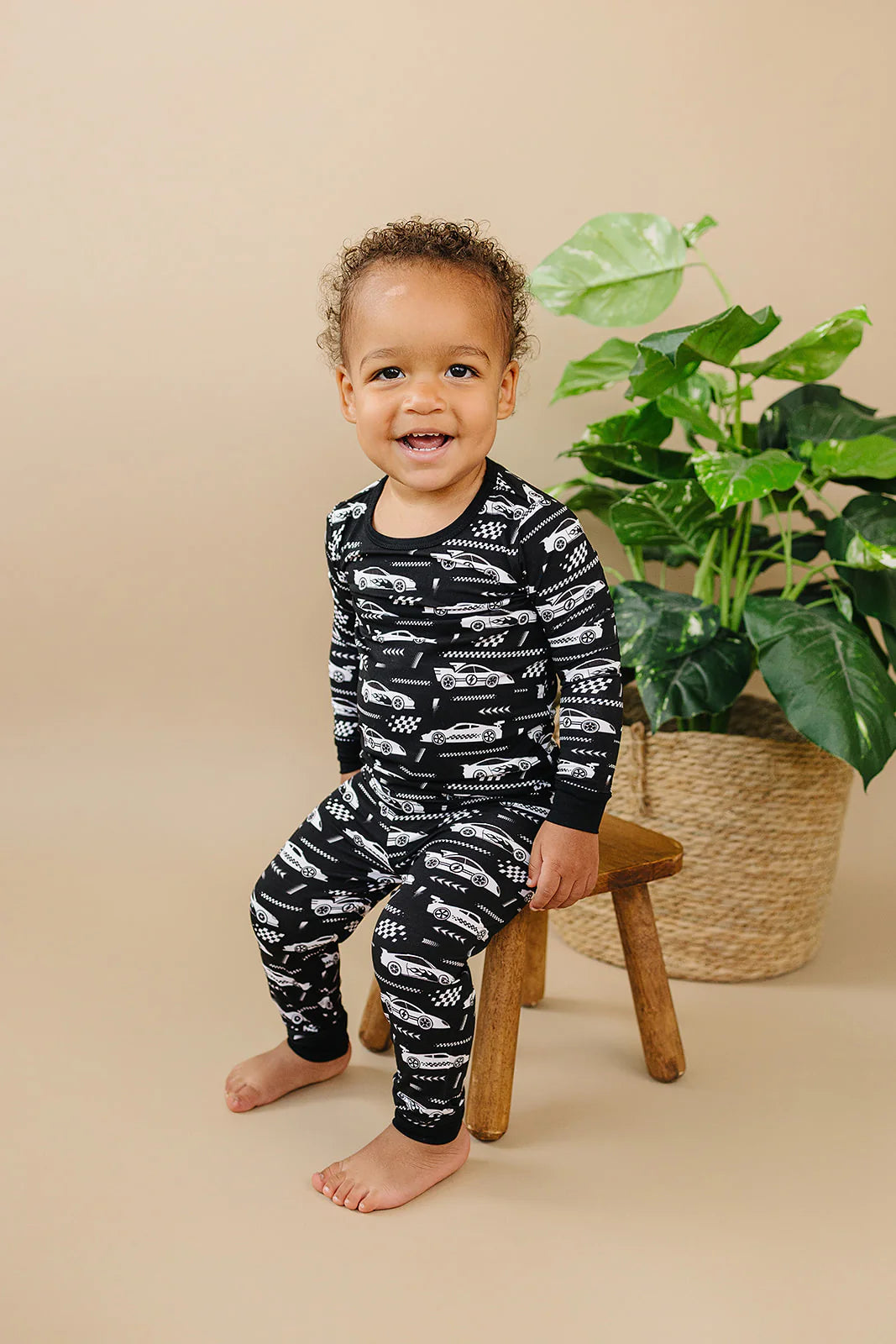 Race Cars Bamboo Pajamas