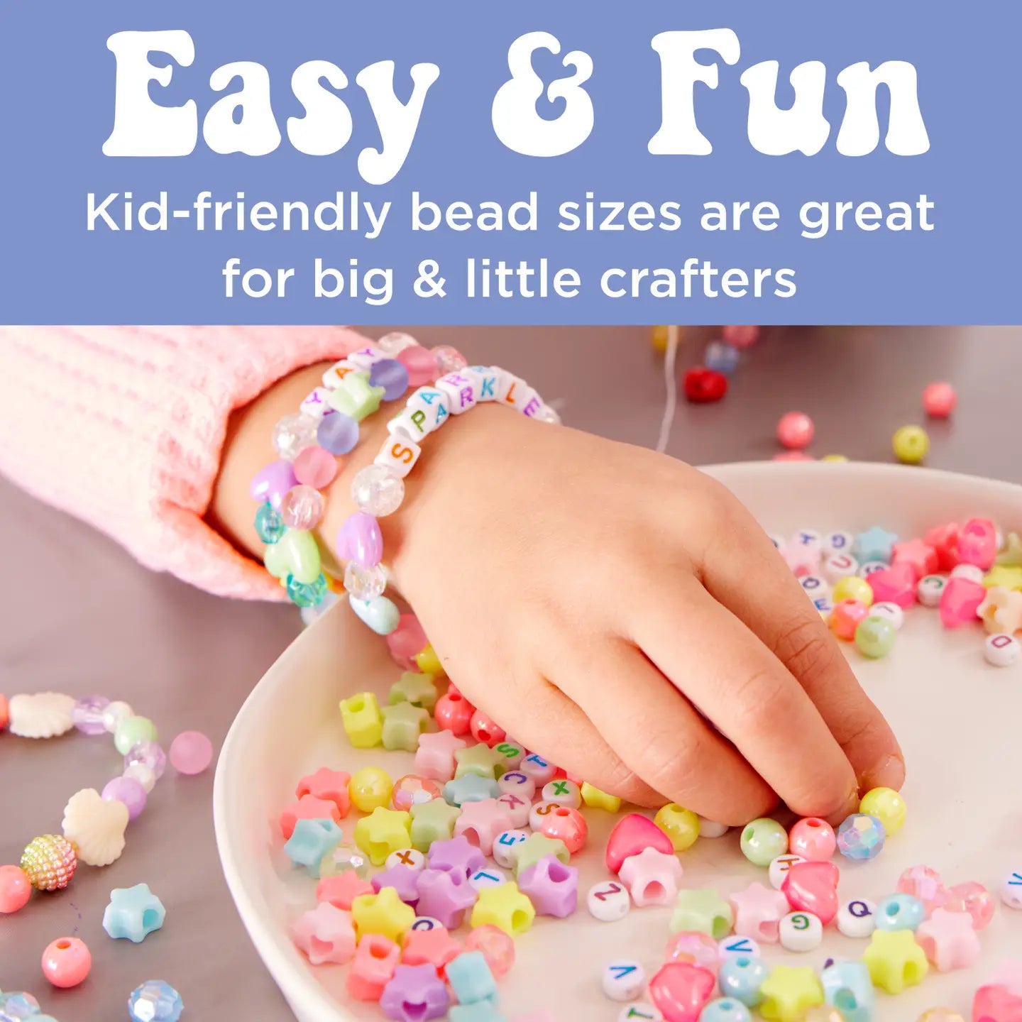 Bead Jewelry Jar Unicorn - DIY Bracelet Craft Kit For Kids