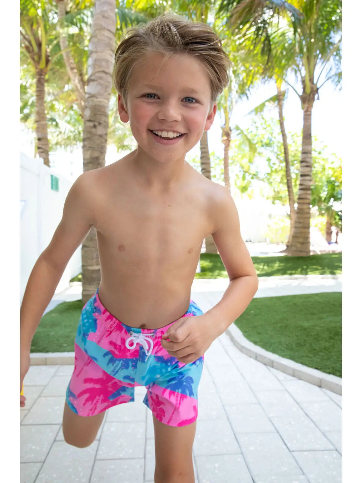 Maui Palms Swim Trunks