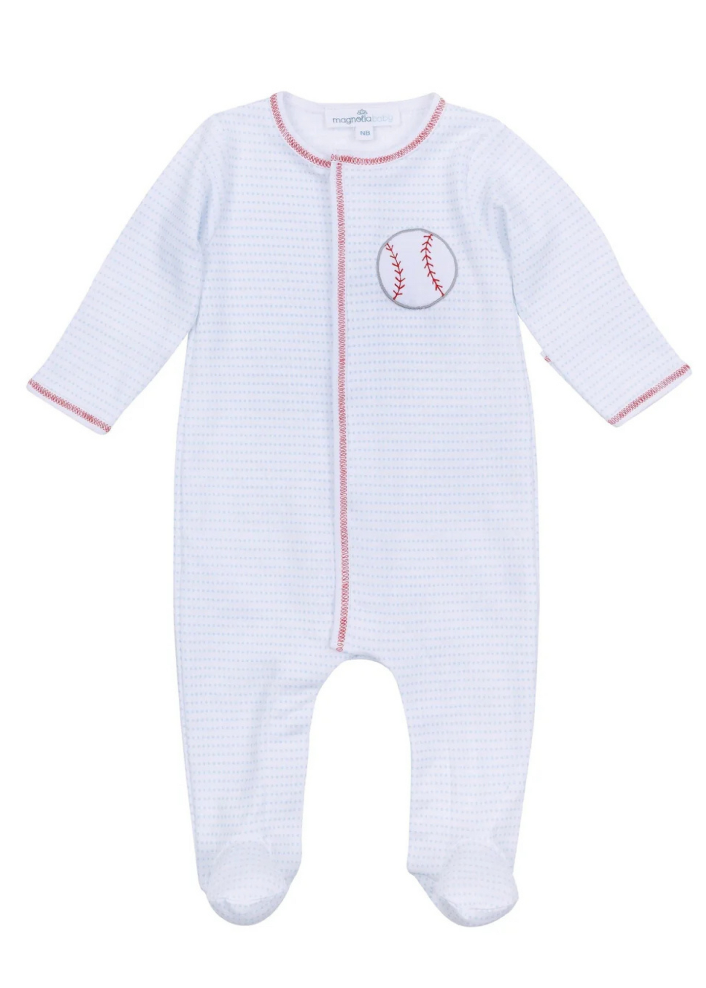 Tiny Slugger Applique Footie