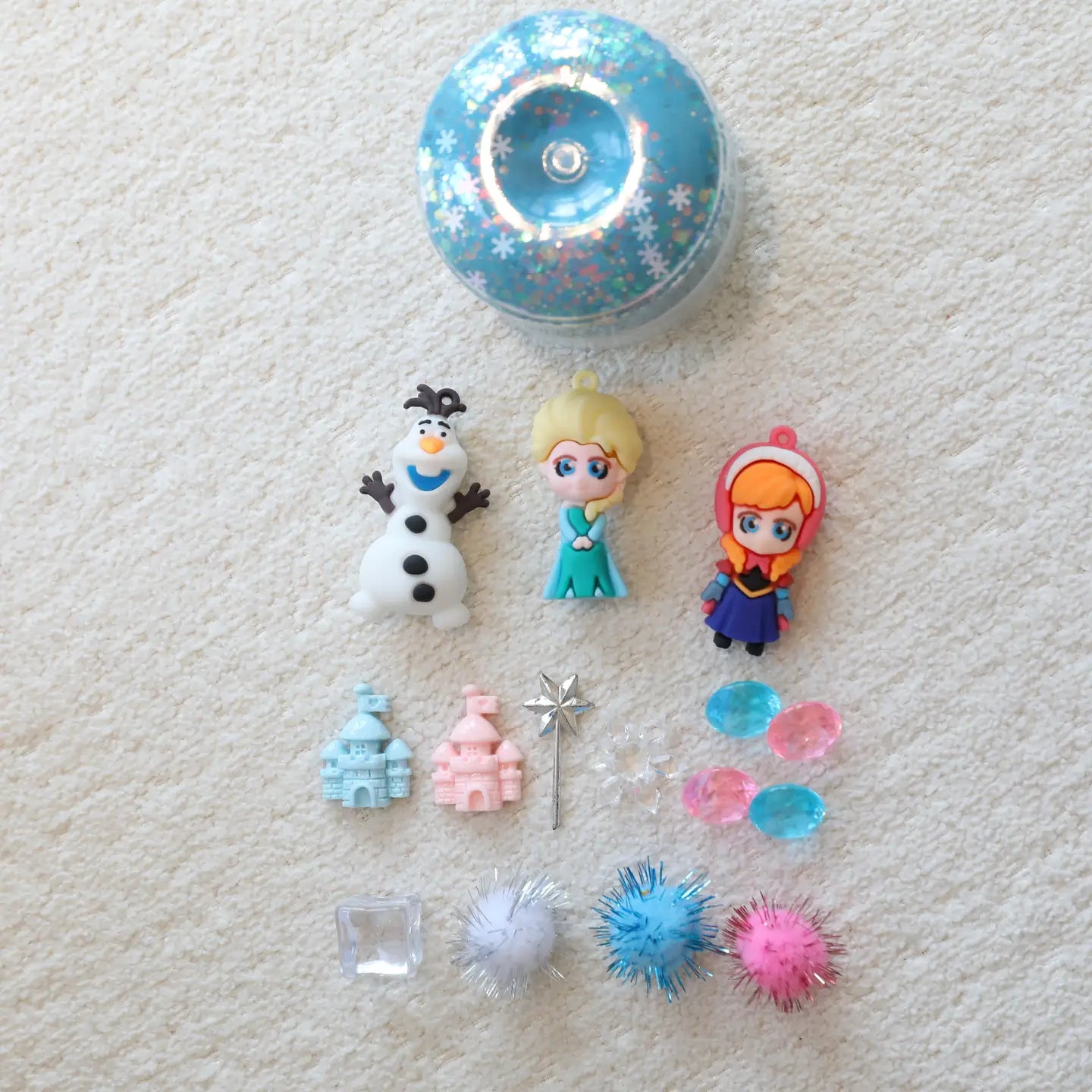 Snow Princess Play Dough Jar