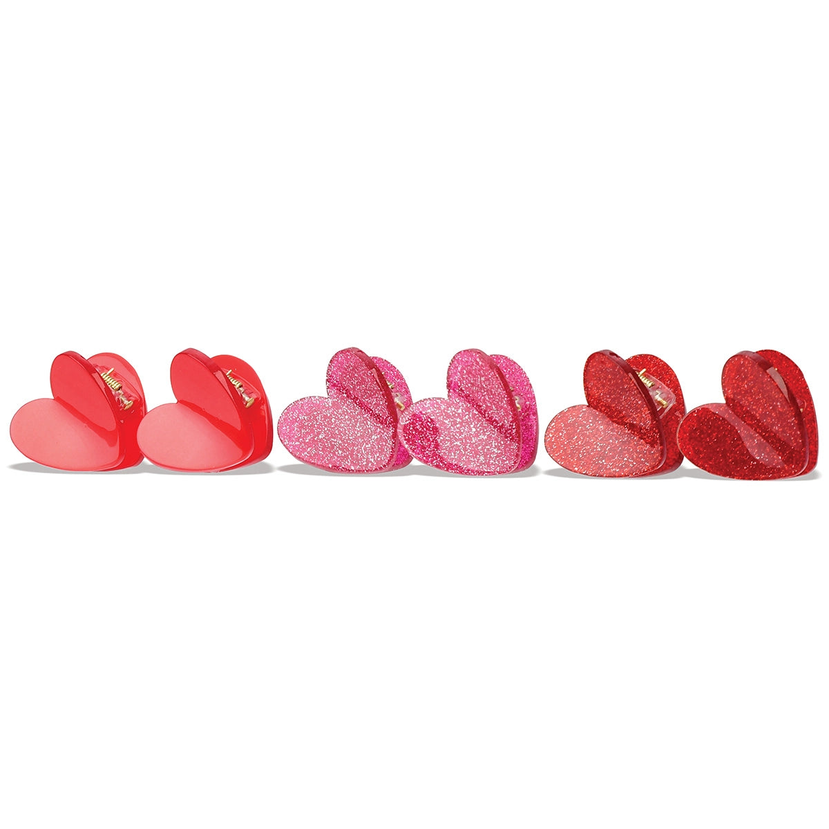 Heart Hair Clips