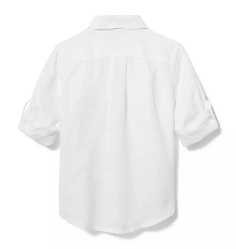 White Linen Shirt