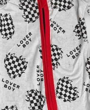 Lover Boy Zipper Footie
