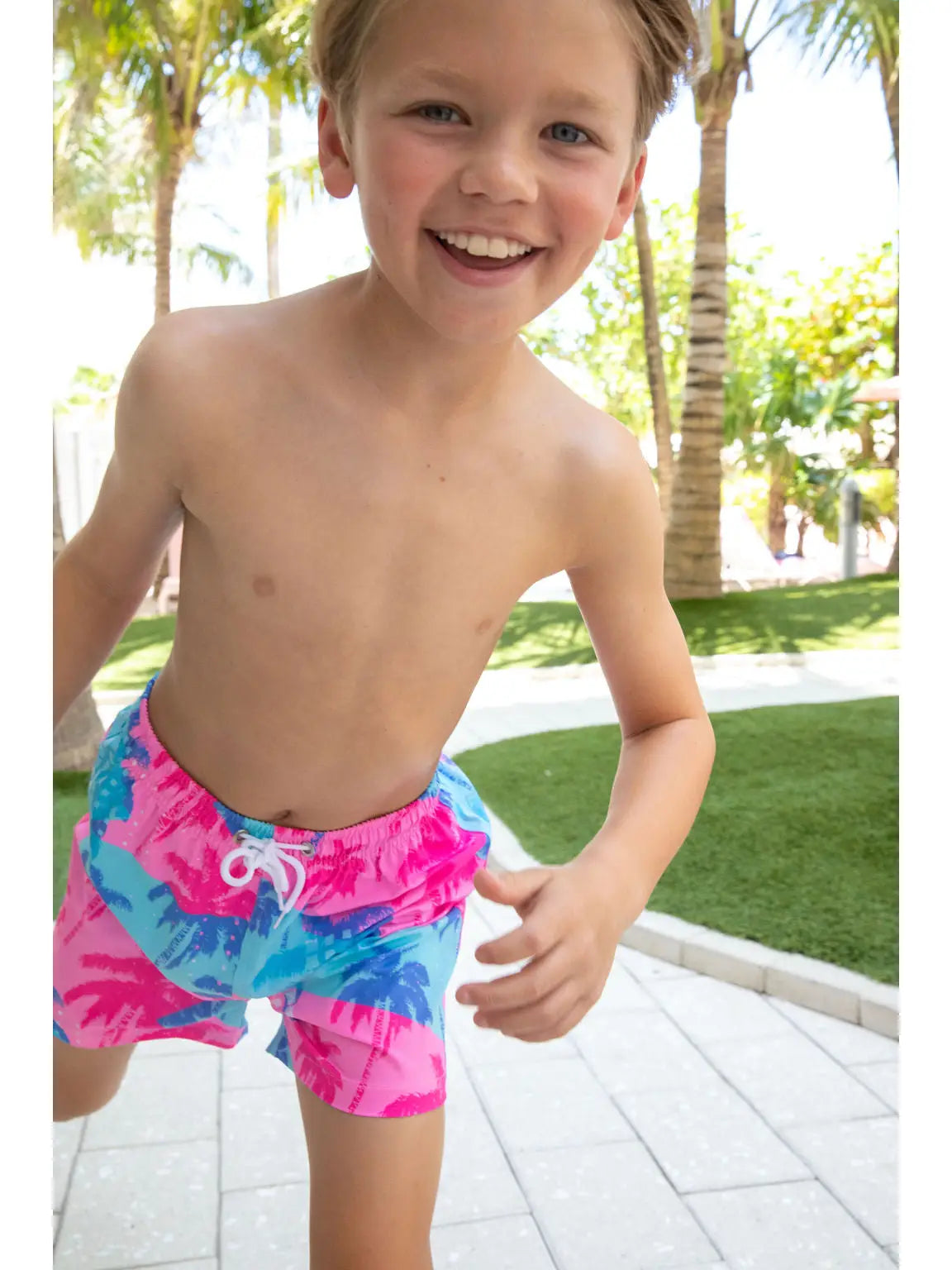 Maui Palms Swim Trunks
