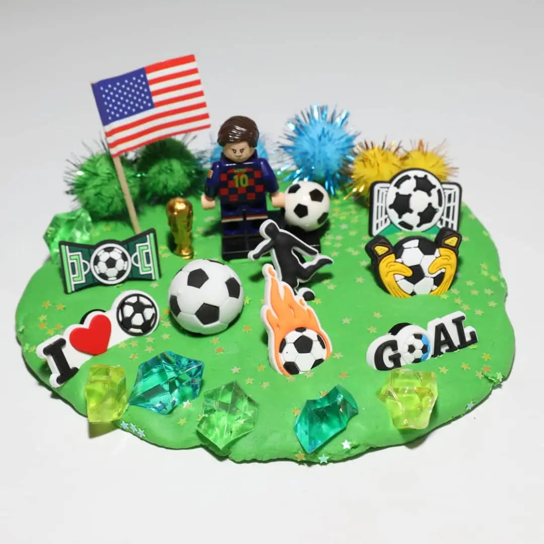 Soccer Play Dough Jar